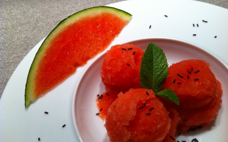 Recette maison de sorbet à la pastèque pour changer